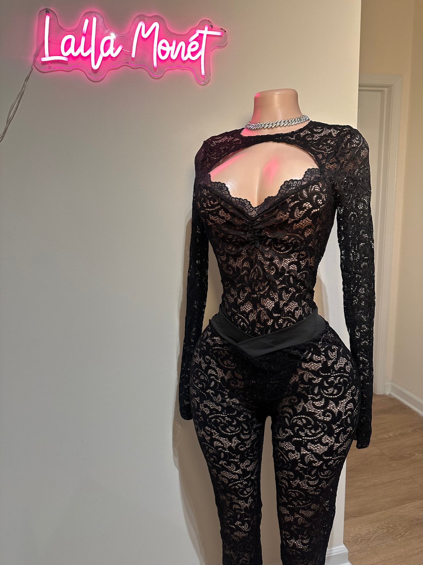 Black Lace 2 Piece