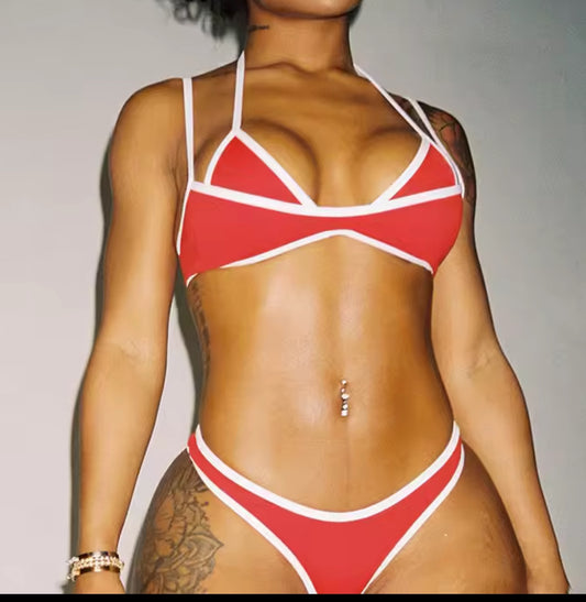 Jayda Red Bikini